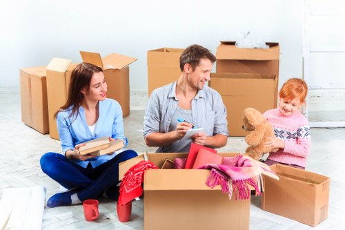 Local packing team supporting a business relocation near Swiss Cottage