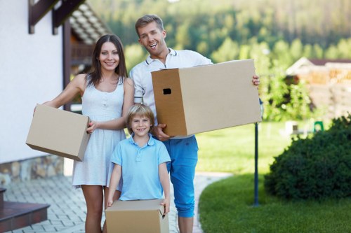 Local home removals team handling a move in Swiss Cottage