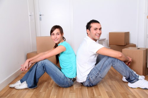 Preparing belongings for secure storage in Swiss Cottage