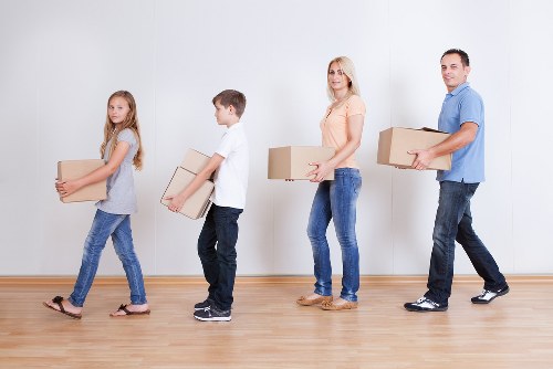 Sturdy moving boxes and protective wrap for Swiss Cottage relocations